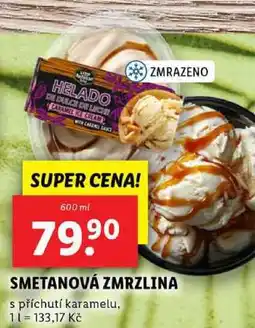 Lidl SMETANOVÁ ZMRZLINA, 600 ml nabídka