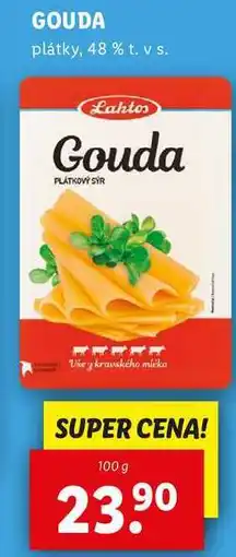 Lidl GOUDA, 100 g nabídka