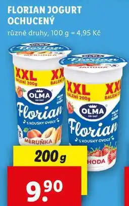 Lidl FLORIAN JOGURT OCHUCENÝ, 200 g nabídka