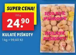 Lidl KULATÉ PIŠKOTY, 250 g nabídka