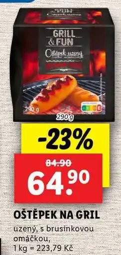 Lidl OŠTĚPEK NA GRIL, 290 g nabídka