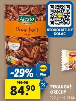 Lidl PEKANOVÉ OŘECHY, 200 g nabídka