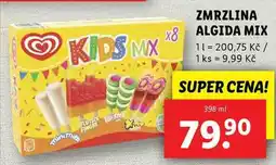 Lidl ZMRZLINA ALGIDA MIX, 398 ml nabídka