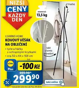 Lidl KOVOVÝ VĚŠÁK NA OBLEČENÍ nabídka