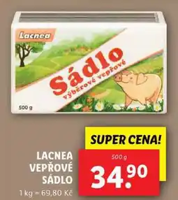Lidl LACNEA VEPŘOVÉ SÁDLO, 500 g nabídka