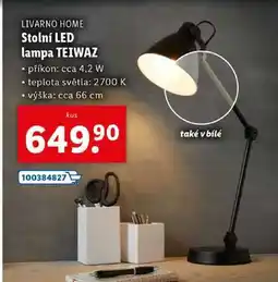 Lidl Stolní LED lampa TEIWAZ nabídka