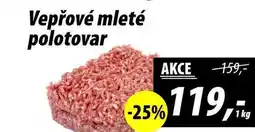 ZEMAN Vepřové mleté polotovar, 1 kg nabídka