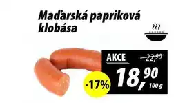 ZEMAN Maďarská papriková klobása, 100 g nabídka