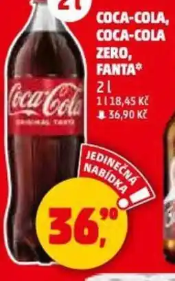 Penny Market Coca-cola, coca-cola zero, fanta nabídka
