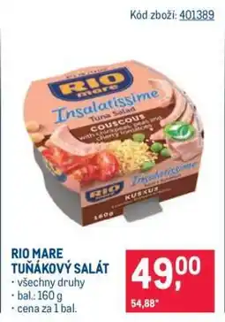 Makro RIO MARE Tuňákový salát nabídka