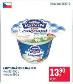 Makro Zakysaná smetana 15% nabídka