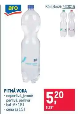 Makro Pitná voda nabídka
