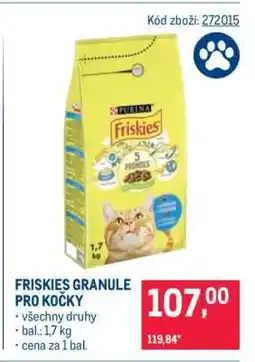 Makro Friskies granule pro kočky nabídka
