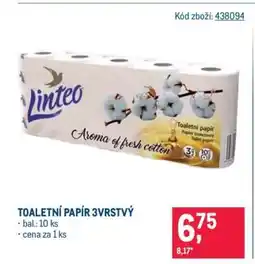 Makro Toaletní papír 3vrstvý nabídka