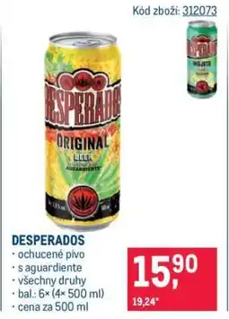 Makro Desperados nabídka