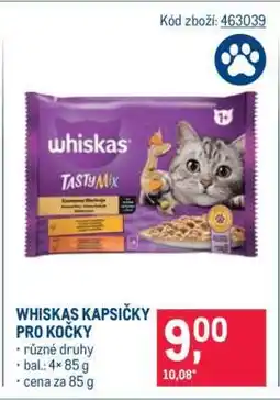 Makro Whiskas kapsičky pro kočky nabídka