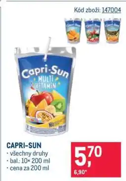 Makro Capri Sun nabídka