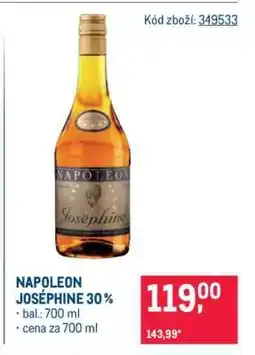 Makro Napoleon Josephine 30% nabídka