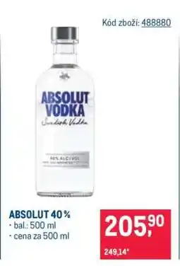 Makro Absolut 40 % nabídka