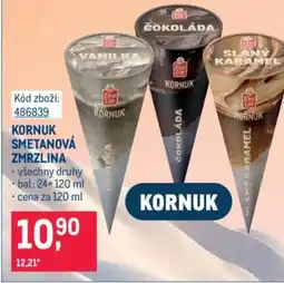 Makro KORNUK SMETANOVÁ ZMRZLINA nabídka