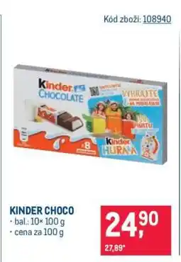 Makro KINDER CHOCO nabídka