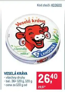 Makro Veselá kráva nabídka