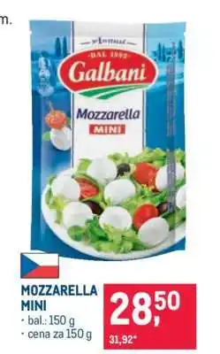 Makro Mozzarella mini nabídka