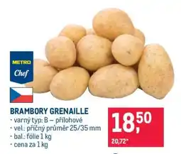 Makro BRAMBORY GRENAILLE nabídka