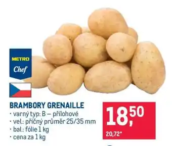 Makro BRAMBORY GRENAILLE nabídka
