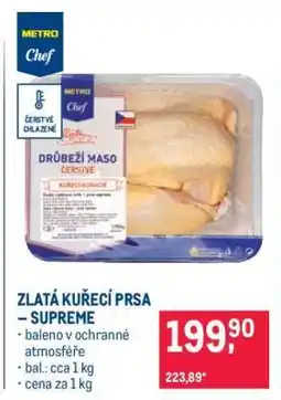 Makro ZLATÁ KUŘECÍ PRSA – SUPREME nabídka