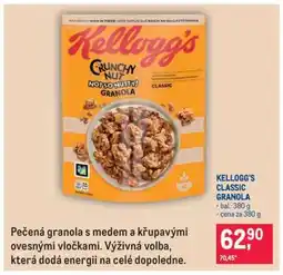 Makro KELLOGG'S CLASSIC GRANOLA nabídka