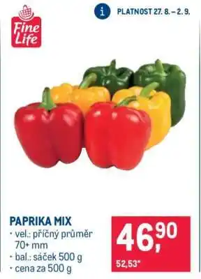 Makro Paprika mix nabídka
