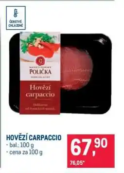 Makro Hovězí carpaccio nabídka