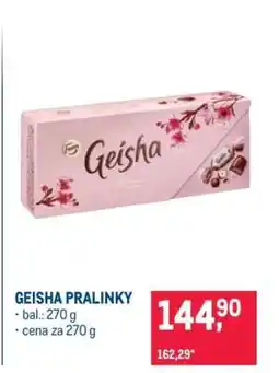 Makro Geisha pralinky nabídka