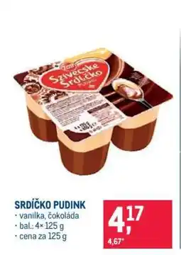 Makro SRDÍČKO PUDINK nabídka