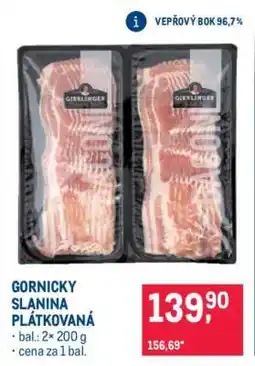 Makro GORNICKY SLANINA PLÁTKOVANÁ nabídka