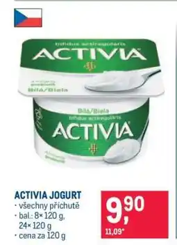 Makro Activia jogurt nabídka