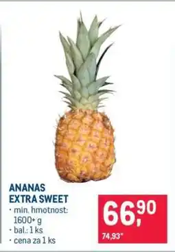 Makro Ananas Extra Sweet nabídka