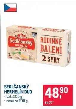 Makro Sedlčanský hermelín duo nabídka