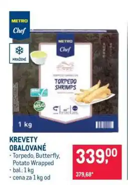 Makro Krevety obalované nabídka