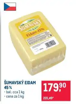 Makro ŠUMAVSKÝ EIDAM 45 % nabídka