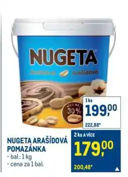 Makro NUGETA Arašídová pomazánka nabídka
