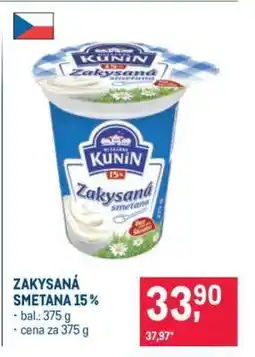 Makro Zakysaná smetana 15% nabídka