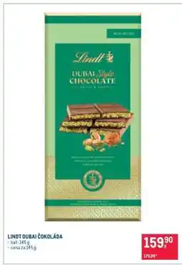 Makro Lindt Dubai čokoláda nabídka