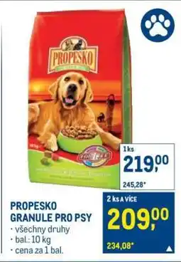 Makro Propesko granule pro psy nabídka