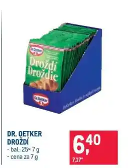 Makro Dr. Oetker Droždí nabídka