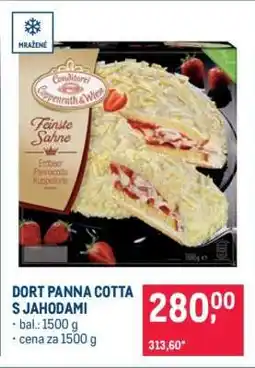 Makro DORT PANNA COTTA S JAHODAMI nabídka