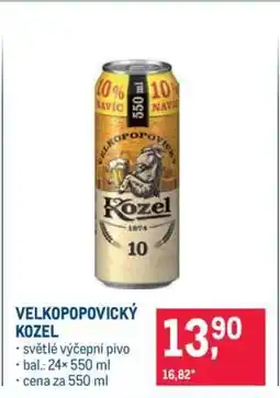 Makro Velkopopovický Kozel nabídka