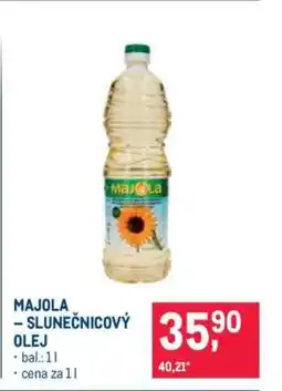 Makro Majola Slunečnicový olej nabídka