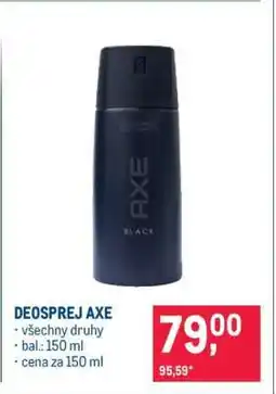 Makro DEOSPREJ AXE nabídka